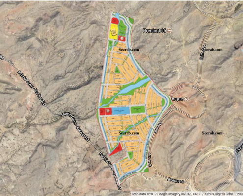 bahria town karachi precinct 4 map