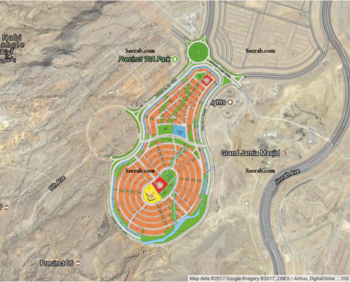 Bahria Town Karachi Precinct 8 Map