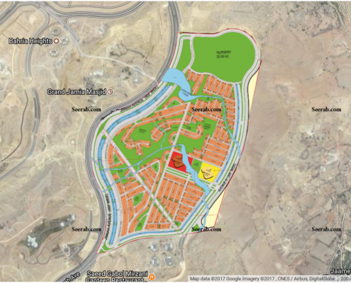 Bahria Town Karachi Precinct 16 Map