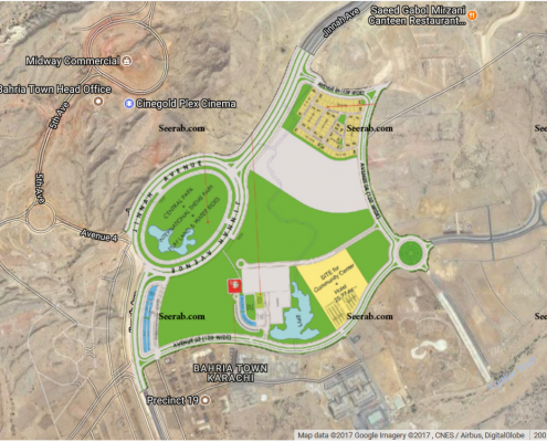 Bahria Town Karachi Precinct 18 Map