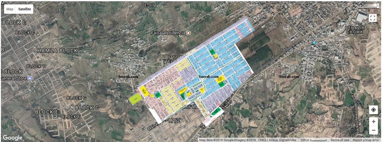 Telegarden F17 Islamabad Map F-17 Map Islamabad • Seerab