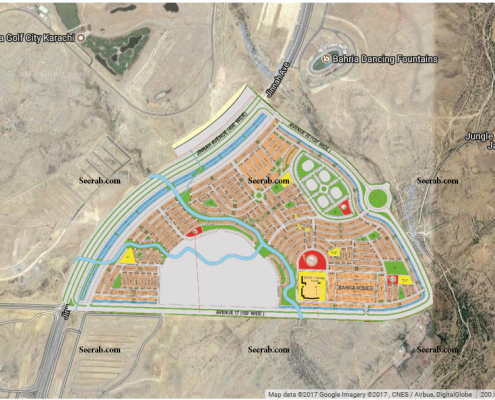 Bahria Town Karachi Precinct 27 Map