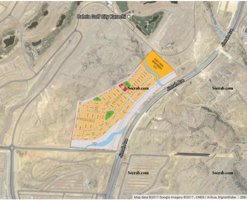 Bahria Town Karachi Precinct 27A Map