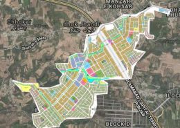 wapda town map