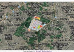 etihad town lahore map
