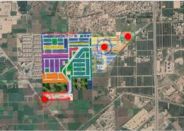 dream gardens multan map