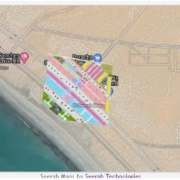 creek city gwadar map