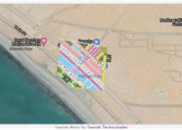 creek city gwadar map