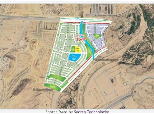 precinct 15 b bahria town karachi map