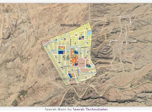 dha city karachi sector 14 map
