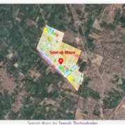 omega residencia faisalabad map