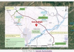 sailkot kharian motorway route map