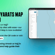 Ziyarat locations map in Makkah Mukarramah for Umrah and Hajj travelers